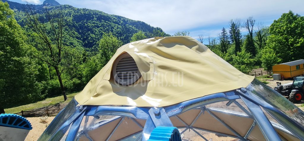 7m2 CRYSTAL DOME Ø3m H4m | BASIC SET · 23