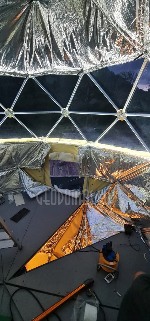 7m2 CRYSTAL DOME Ø3m H4m | BASIC SET · 19