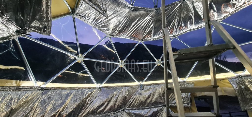 7m2 CRYSTAL DOME Ø3m H4m | BEDROOM SET · 12