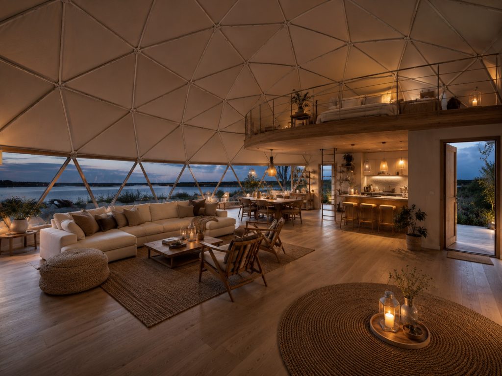 113m2 GLAMPING Ø12m ICO F4 H6m · 33