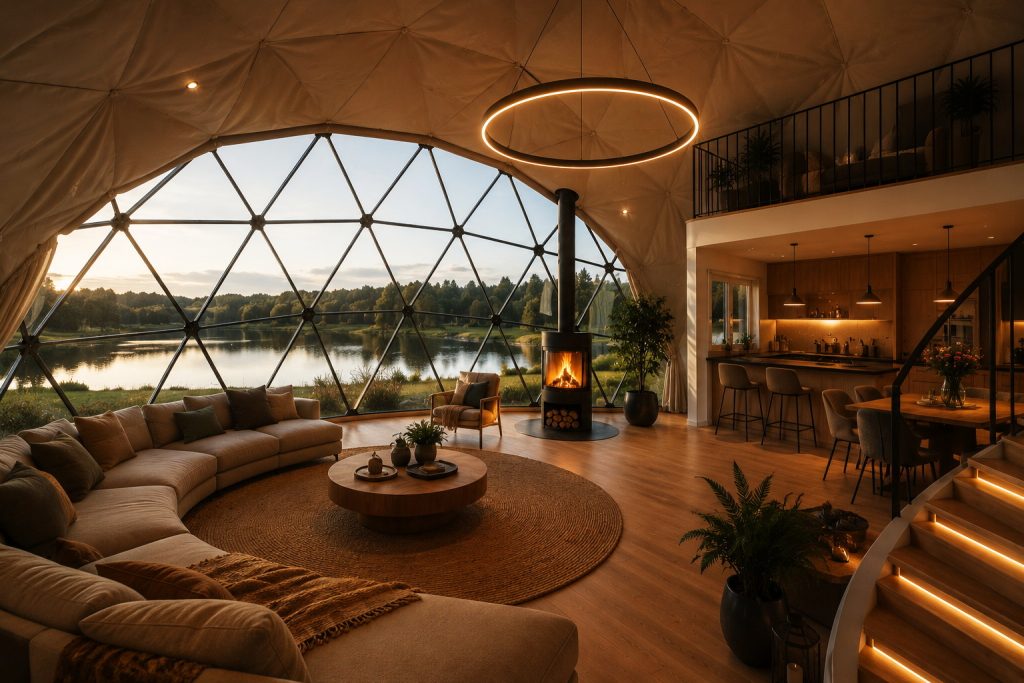 78m2 GLAMPING Ø10m ICO F4 H5m · 4