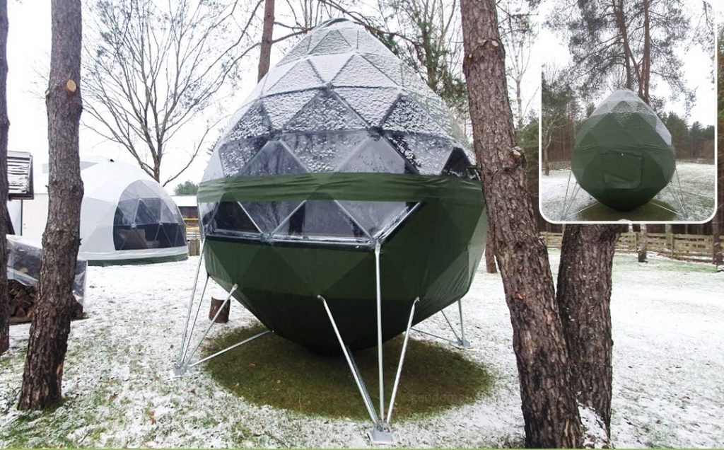 7m2 CRYSTAL DOME Ø3m H4m | BASIC SET · 2