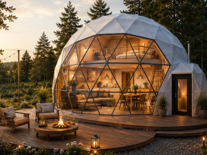 GLAMP PRO 70  Ø8m ▪︎ 50m² | CAŁOROCZNY