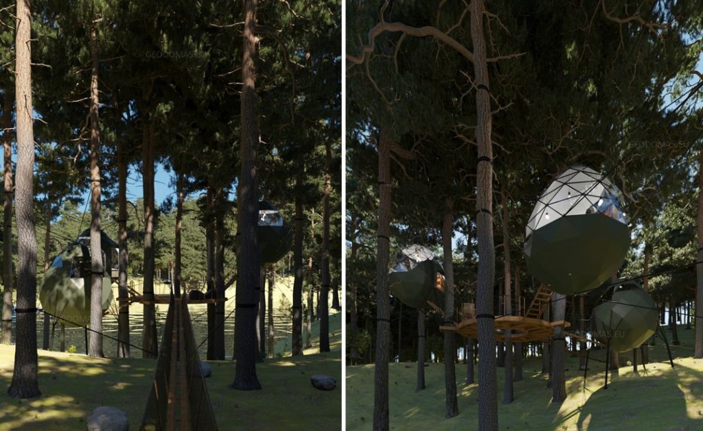 20m2 SUSPENDED TERRACE | TREE VILLAGE KIT · 3