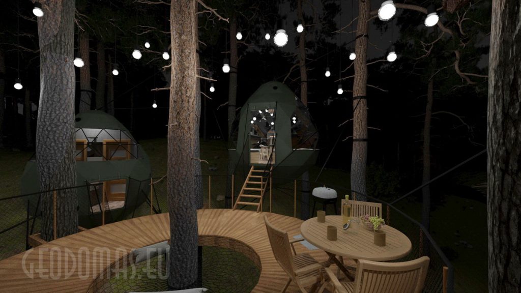 20m2 SUSPENDED TERRACE | TREE VILLAGE KIT · 9