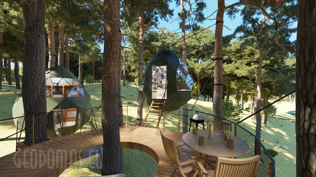 20m2 SUSPENDED TERRACE | TREE VILLAGE KIT · 7