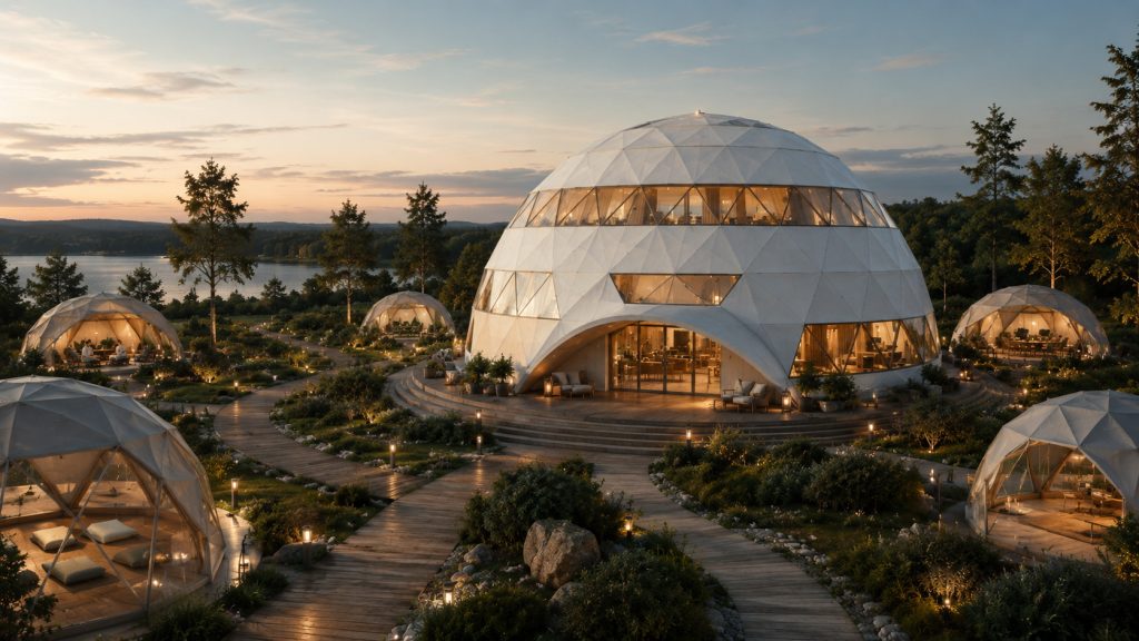 314m2 GLAMPING Ø20m ICO F6 H10m