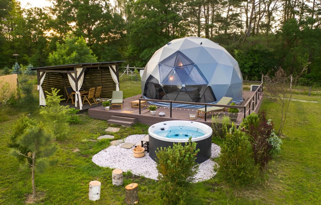 GLAMP 35  Ø6,7m ▪︎ 35m² | CAŁOROCZNY